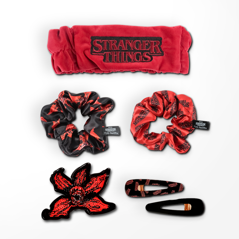 Attache pour les cheveux  de Stranger Things - pour Unisexe - noir/rouge - Stranger Things - View 2