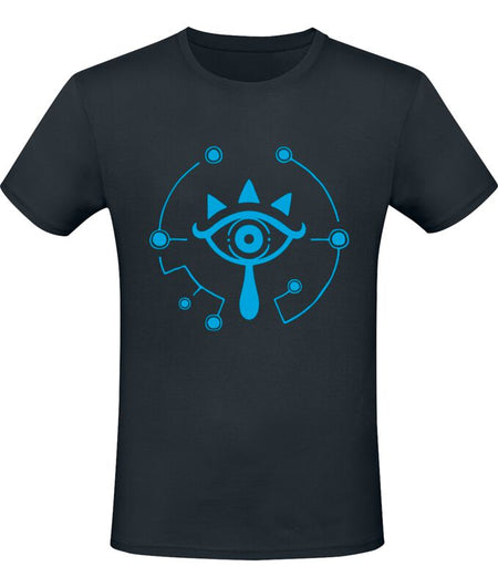 T-Shirt Manches courtes Gaming de The Legend Of Zelda - Sheikah - Symbole - XL à XXL - pour Unisexe - noir - The Legend Of Zelda
