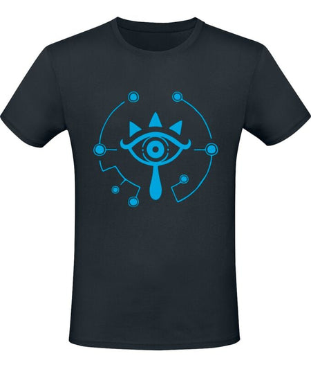 T-Shirt Manches courtes Gaming de The Legend Of Zelda - Sheikah - Symbole - S à XXL - pour Unisexe - noir - The Legend Of Zelda