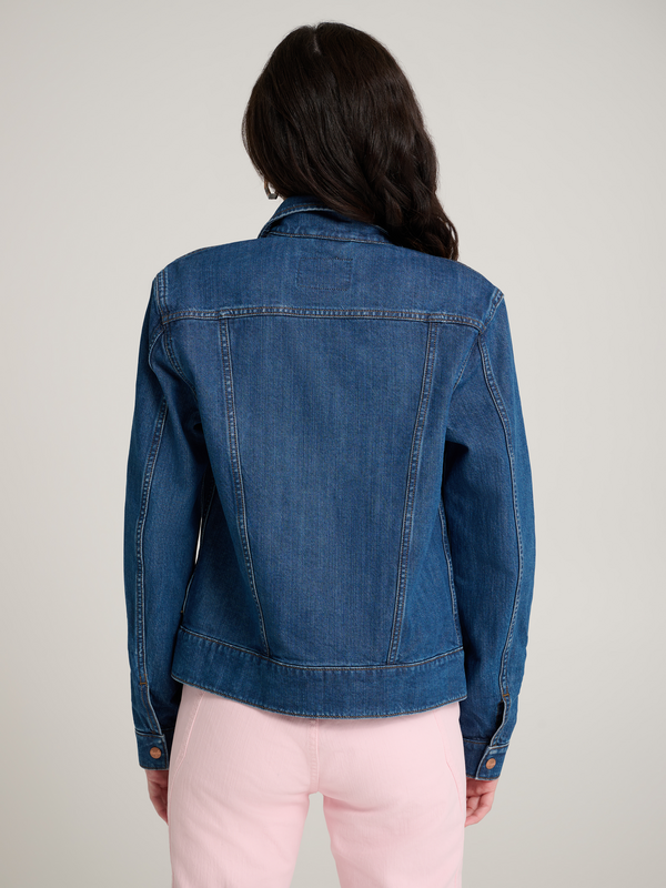 Veste en Jean  de Wrangler - Stranger Things Nancy - Veste Bleue - XS à S - pour Femme - bleu - Wrangler - View 2