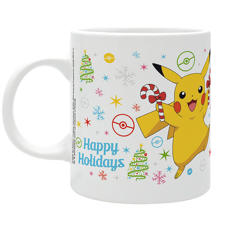 Mug Gaming de Pokémon - Pikachu Happy Holidays - pour Unisexe - multicolore - Pokémon - View 2