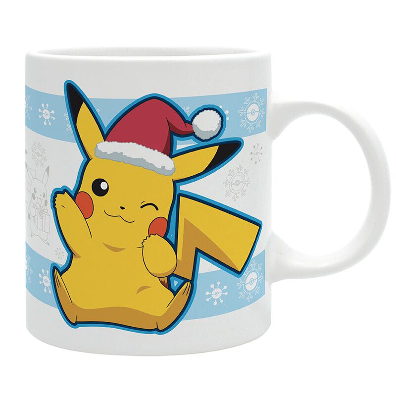 Mug Gaming de Pokémon - Pikachu - Bonnet de Noël - pour Unisexe - multicolore - Pokémon