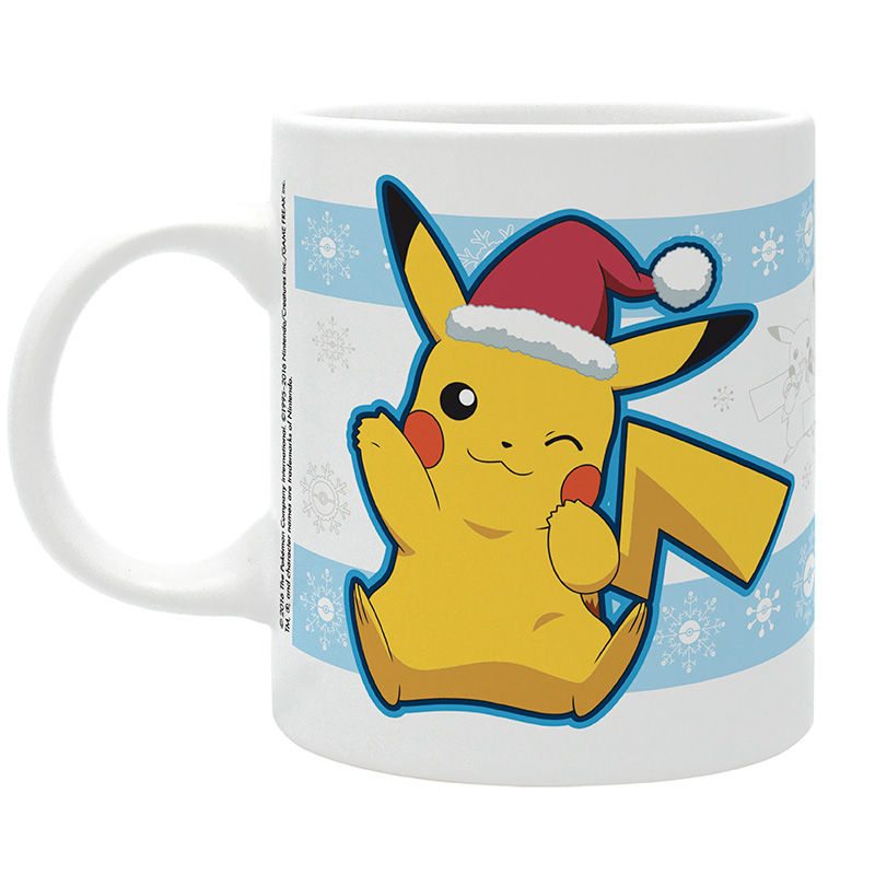 Mug Gaming de Pokémon - Pikachu - Bonnet de Noël - pour Unisexe - multicolore - Pokémon - View 2