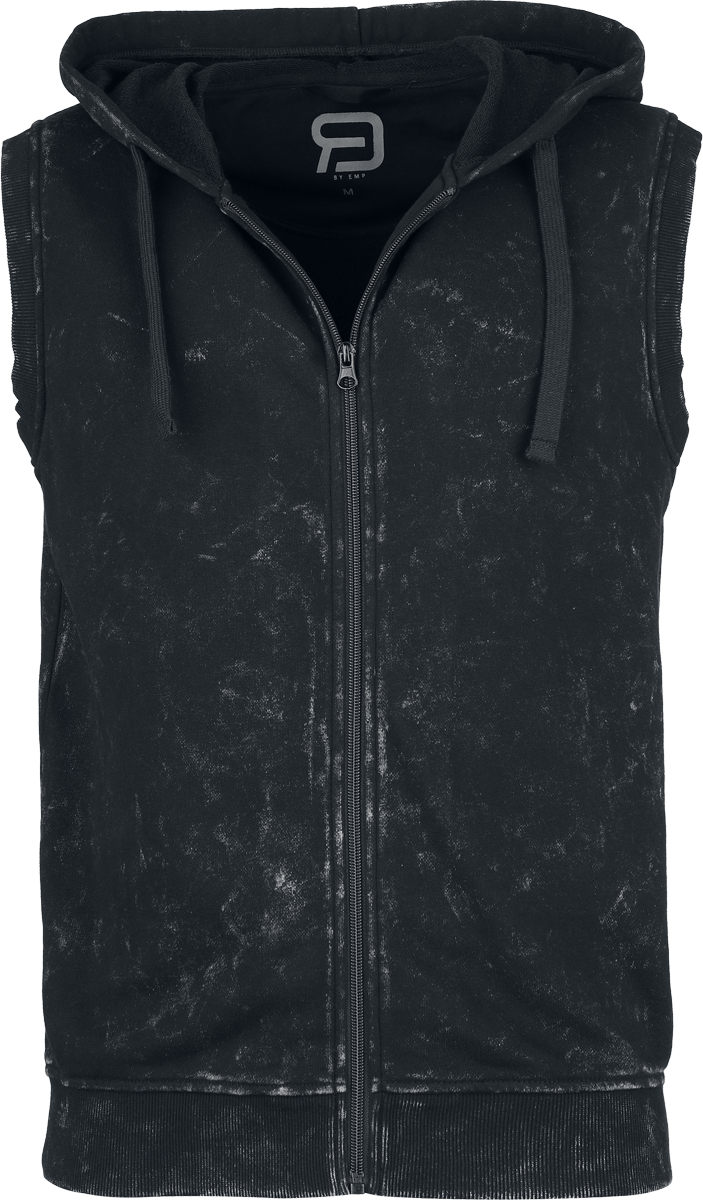 Veste  de RED by EMP - Débardeur à Capuche Gris Chiné - S à XXL - pour Homme - gris chiné - RED by EMP - View 2