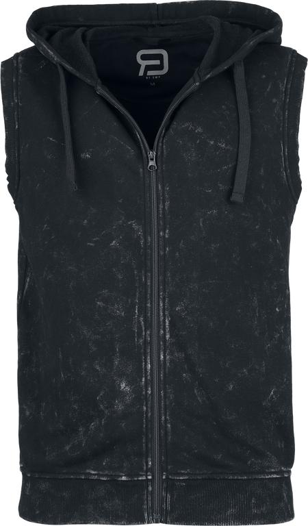 Veste  de RED by EMP - Débardeur à Capuche Gris Chiné - S à XXL - pour Homme - gris chiné - RED by EMP - View 2