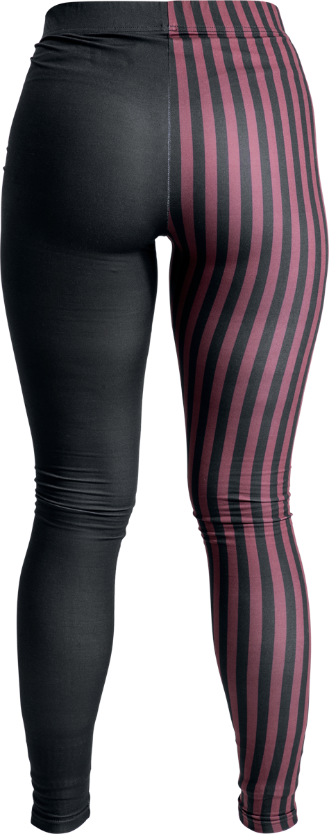 Legging  de RED by EMP - Magic and Style - S à XXL - pour Femme - noir/rouge - RED by EMP - View 2
