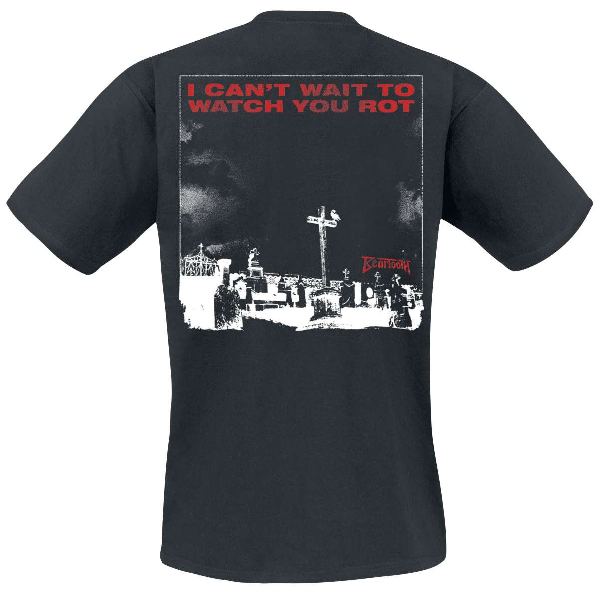 T-Shirt Manches courtes  de Beartooth - Graveyard - S à XXL - pour Homme - noir - Beartooth - View 2