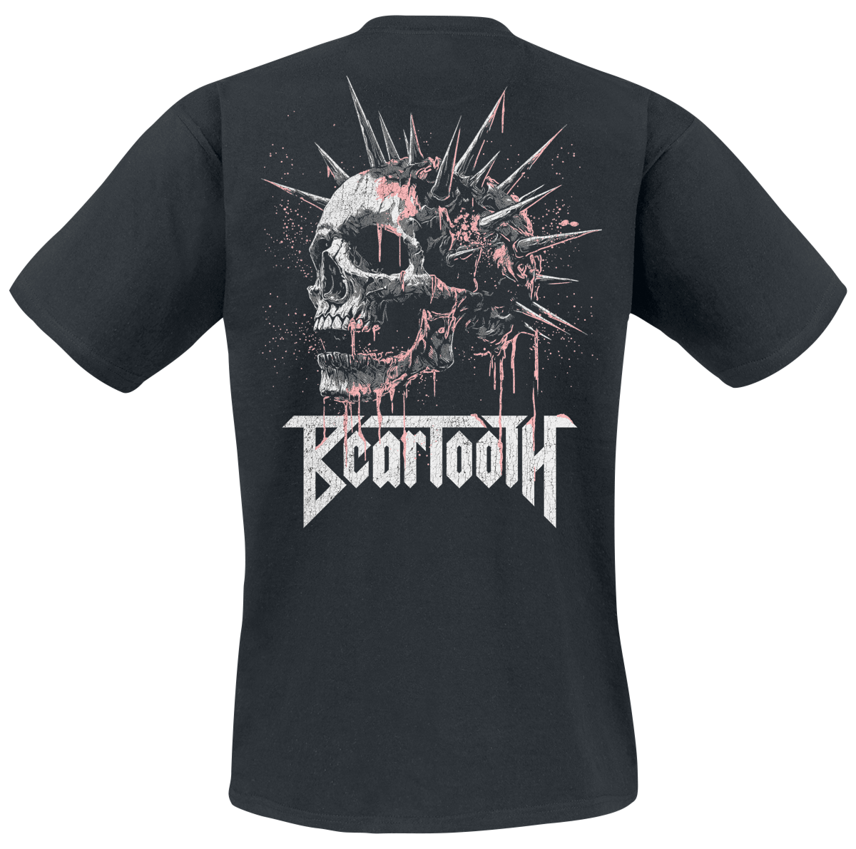 T-Shirt Manches courtes  de Beartooth - Spike Skull - S à XXL - pour Homme - noir - Beartooth - View 2