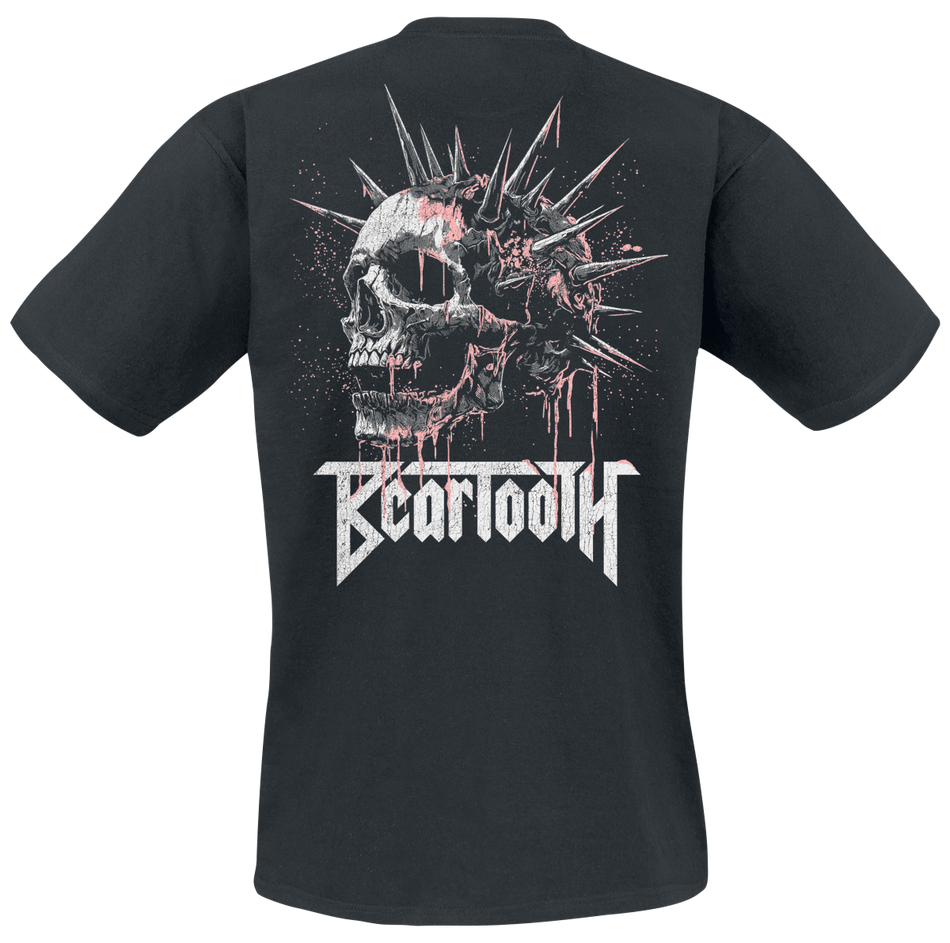 T-Shirt Manches courtes  de Beartooth - Spike Skull - S à XXL - pour Homme - noir - Beartooth - View 2
