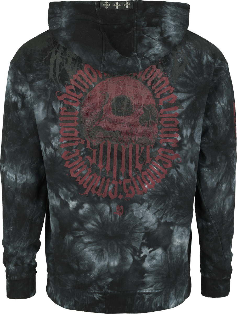 Sweat-shirt à capuche  de Rock Rebel by EMP - Lost Souls - S à XXL - pour Homme - gris - Rock Rebel by EMP - View 2