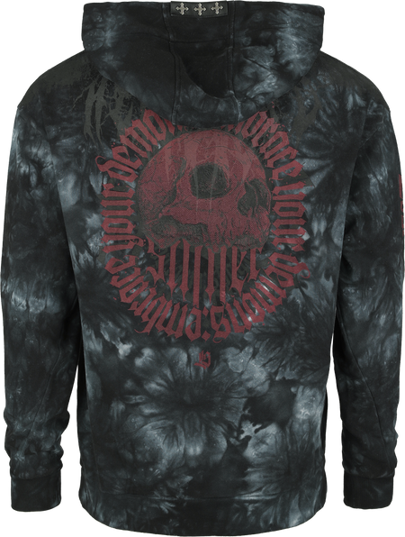 Sweat-shirt à capuche  de Rock Rebel by EMP - Lost Souls - S à XXL - pour Homme - gris - Rock Rebel by EMP - View 2