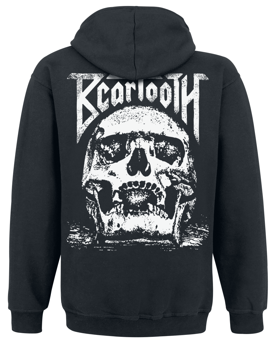 Sweat-shirt à capuche  de Beartooth - Skull - S à XL - pour Homme - noir - Beartooth - View 2