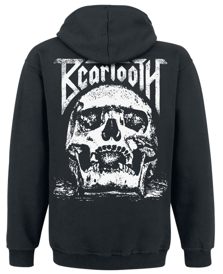 Sweat-shirt à capuche  de Beartooth - Skull - S à XL - pour Homme - noir - Beartooth - View 2