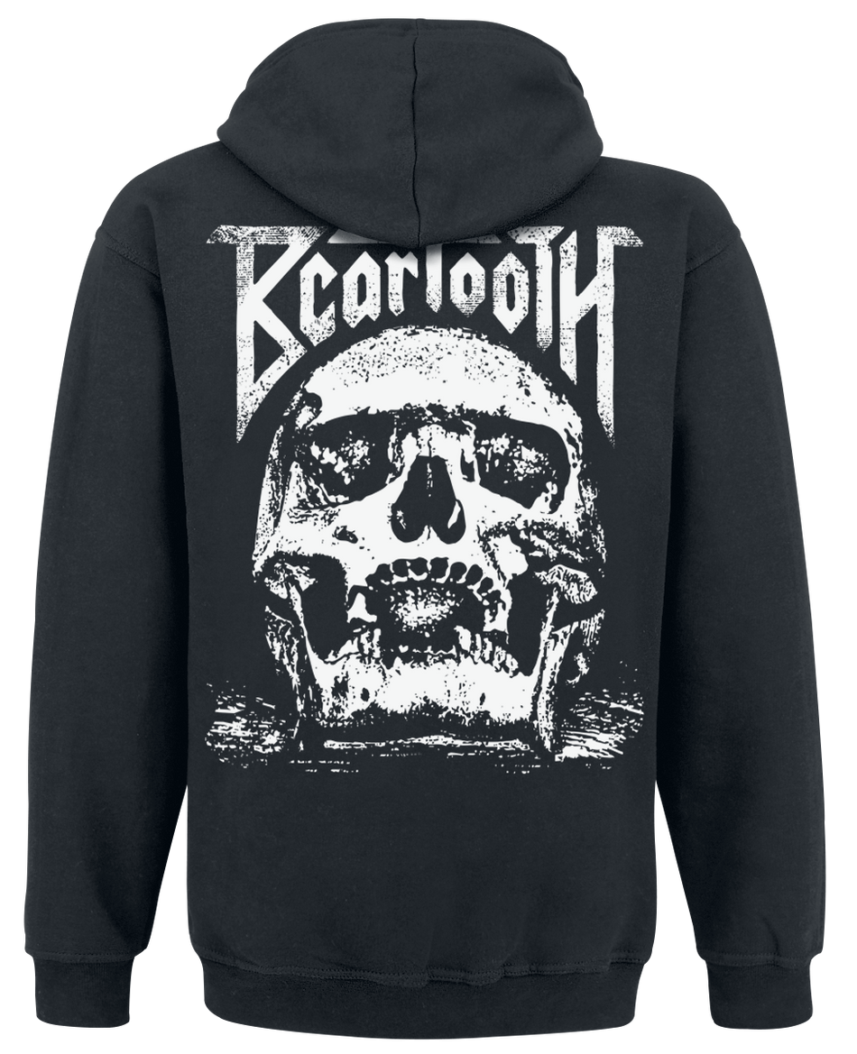 Sweat-shirt à capuche  de Beartooth - Skull - S à XL - pour Homme - noir - Beartooth - View 2