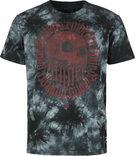 T-Shirt Manches courtes  de Rock Rebel by EMP - Lost Souls - S à XXL - pour Homme - gris - Rock Rebel by EMP
