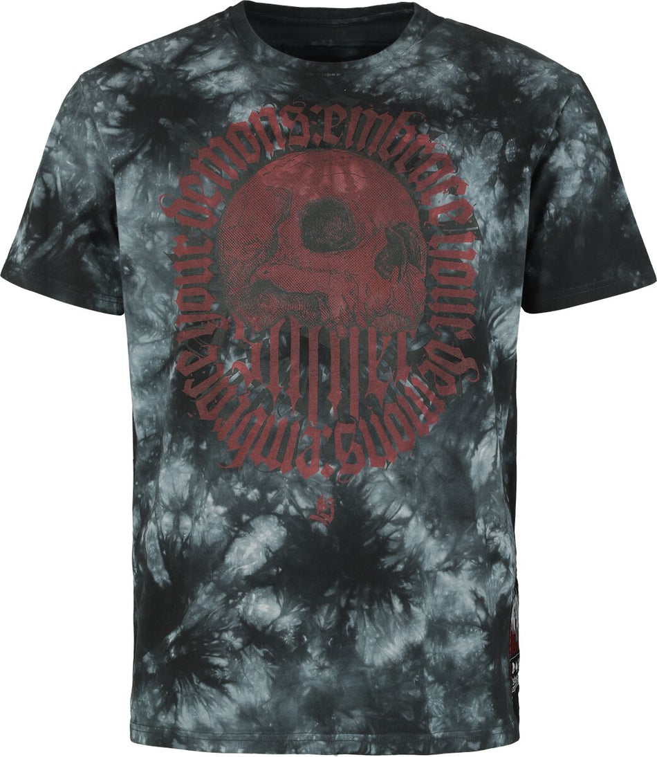 T-Shirt Manches courtes  de Rock Rebel by EMP - Lost Souls - S à XXL - pour Homme - gris - Rock Rebel by EMP