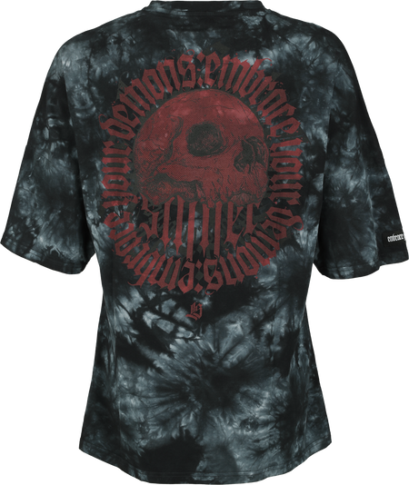 T-Shirt Manches courtes  de Rock Rebel by EMP - Lost Souls - S à XXL - pour Femme - gris - Rock Rebel by EMP - View 2