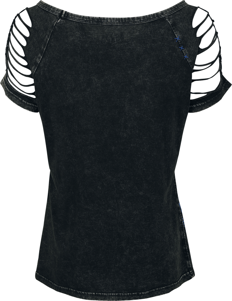 T-Shirt Manches courtes  de Rock Rebel by EMP - Original Sinner - T-Shirt - S à XXL - pour Femme - gris - Rock Rebel by EMP - View 2