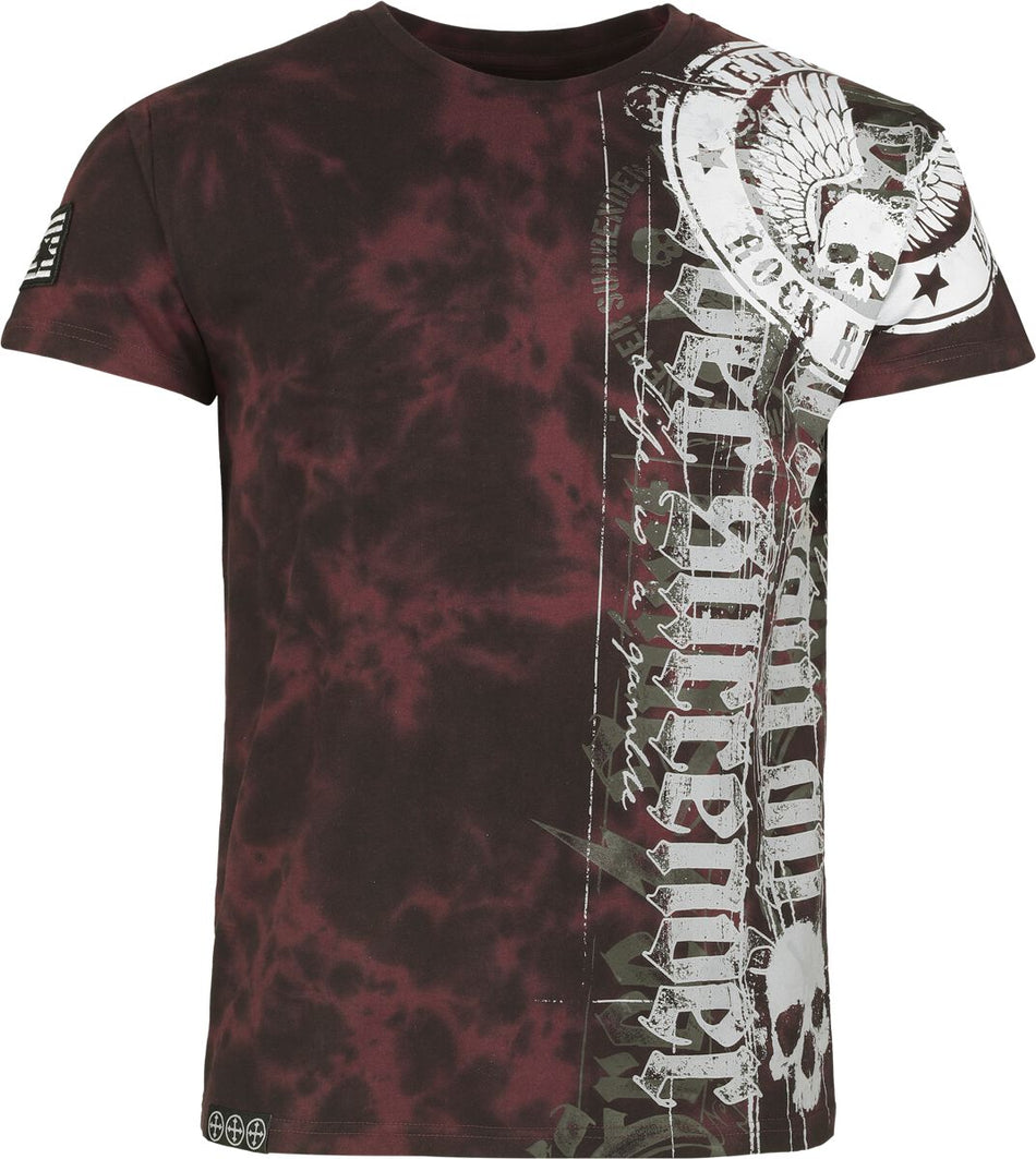 T-Shirt Manches courtes  de Rock Rebel by EMP - Original Sinner - T-Shirt - S à XXL - pour Homme - rouge - Rock Rebel by EMP