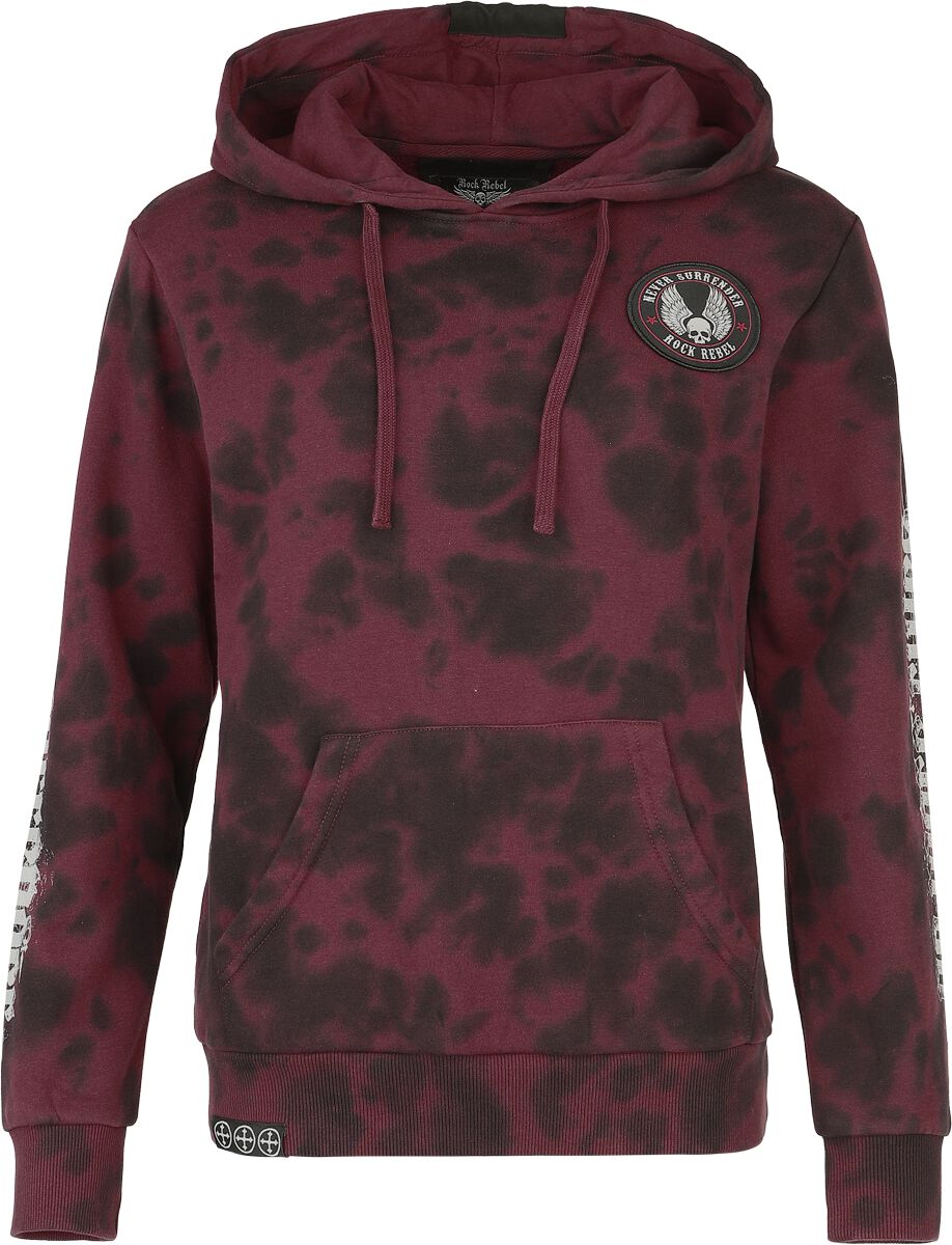 Sweat-shirt à capuche  de Rock Rebel by EMP - Original Sinner - Sweat à Capuche - S à XXL - pour Femme - rouge - Rock Rebel by EMP