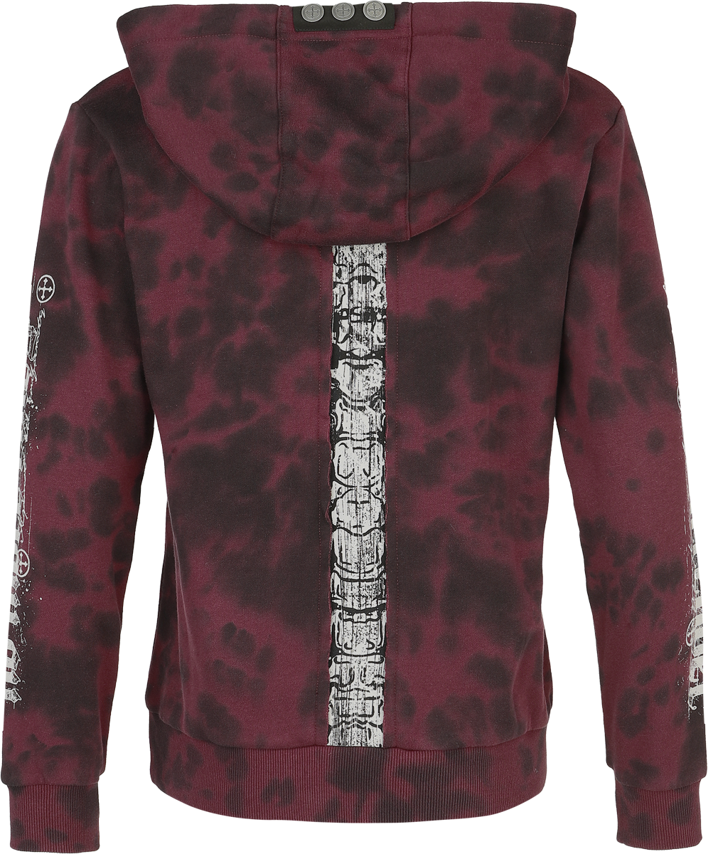 Sweat-shirt à capuche  de Rock Rebel by EMP - Original Sinner - Sweat à Capuche - S à XXL - pour Femme - rouge - Rock Rebel by EMP - View 2