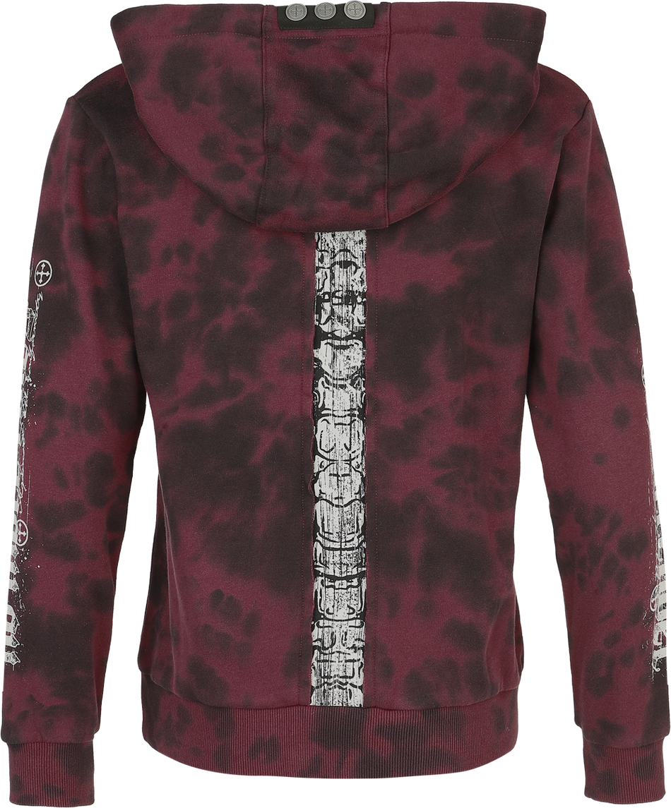 Sweat-shirt à capuche  de Rock Rebel by EMP - Original Sinner - Sweat à Capuche - S à XXL - pour Femme - rouge - Rock Rebel by EMP - View 2