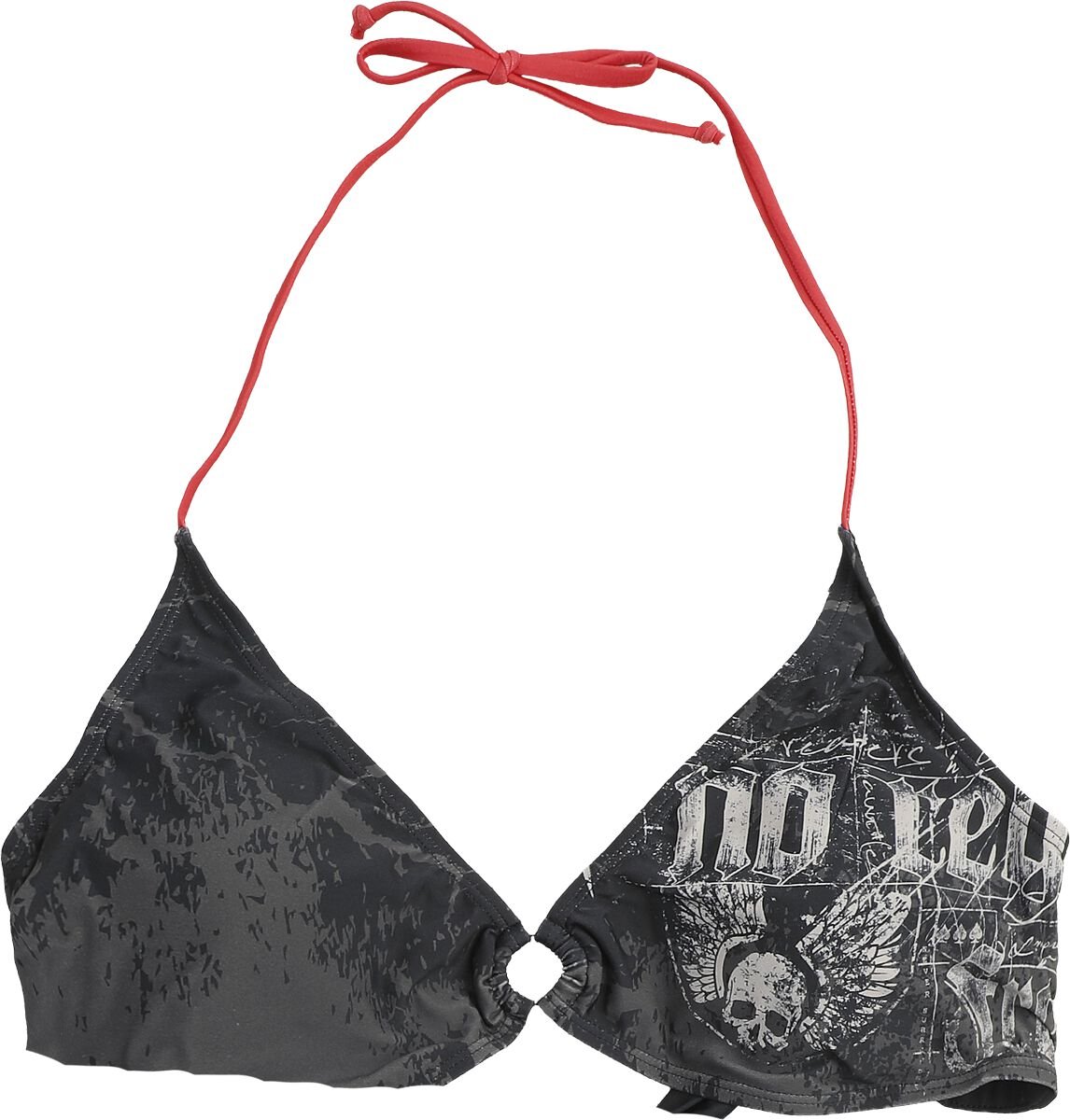 Haut de bikini  de Rock Rebel by EMP - Haut de Bikini Crânes - S à XXL - pour Femme - noir - Rock Rebel by EMP