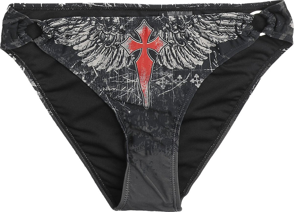 Bas de bikini  de Rock Rebel by EMP - Bas de Bikini Crânes - S à XXL - pour Femme - noir - Rock Rebel by EMP