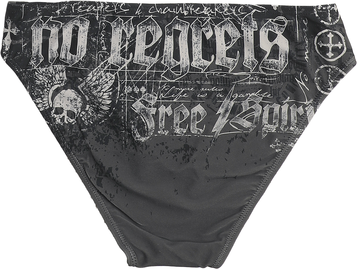 Bas de bikini  de Rock Rebel by EMP - Bas de Bikini Crânes - S à XXL - pour Femme - noir - Rock Rebel by EMP - View 2