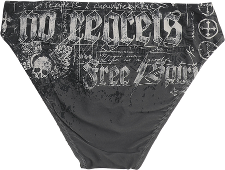 Bas de bikini  de Rock Rebel by EMP - Bas de Bikini Crânes - S à XXL - pour Femme - noir - Rock Rebel by EMP - View 2