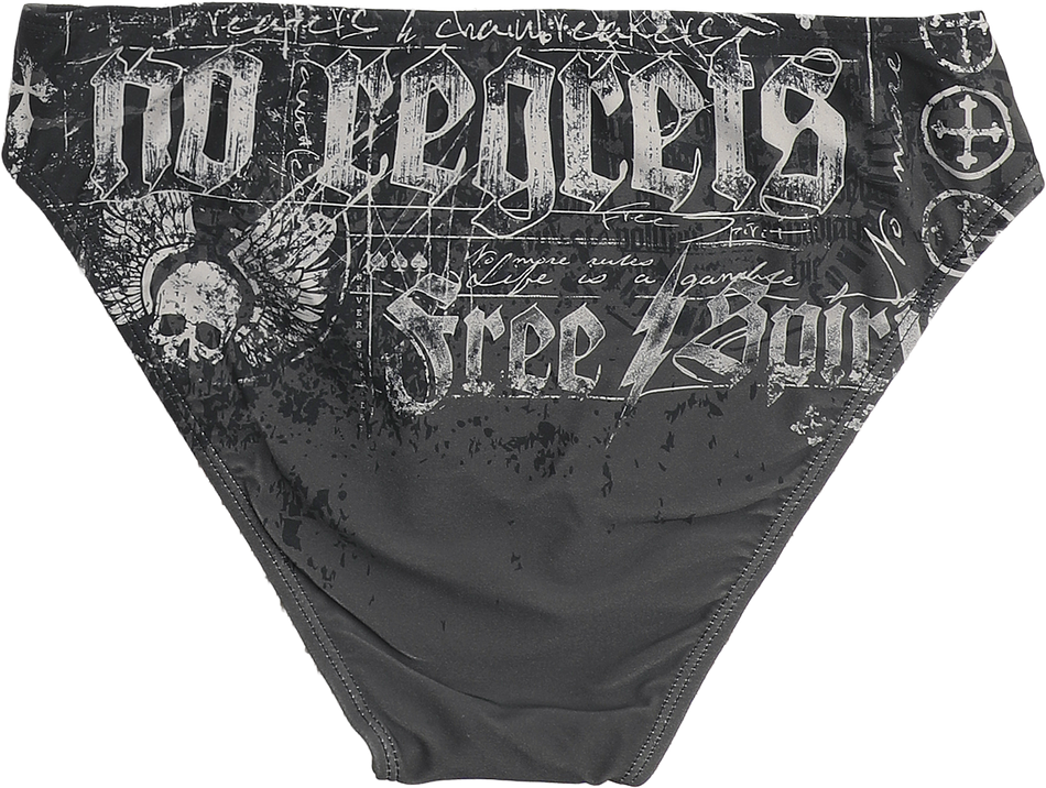 Bas de bikini  de Rock Rebel by EMP - Bas de Bikini Crânes - S à XXL - pour Femme - noir - Rock Rebel by EMP - View 2