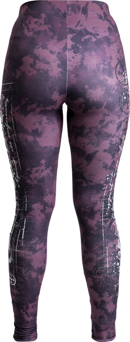 Legging  de Rock Rebel by EMP - Leggings with Skull Print - S à XXL - pour Femme - rouge - Rock Rebel by EMP - View 2