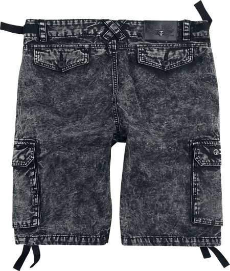 Short  de Rock Rebel by EMP - S à XXL - pour Homme - gris - Rock Rebel by EMP - View 2