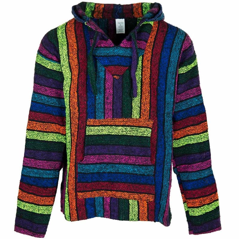 Sweat-shirt à capuche  de Siesta - Baja Top - Rainbow - M à 3XL - pour Homme - multicolore - Siesta