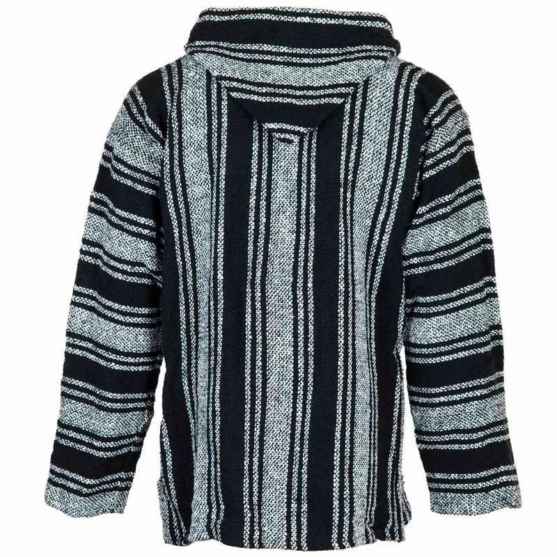 Sweat-shirt à capuche  de Siesta - Baja Top - Black and White - M à 3XL - pour Homme - noir/gris - Siesta - View 2