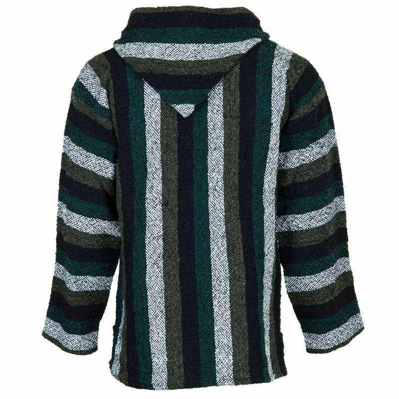 Sweat-shirt à capuche  de Siesta - Baja Top - Minty - M à XL - pour Homme - Noir/vert/gris - Siesta - View 2