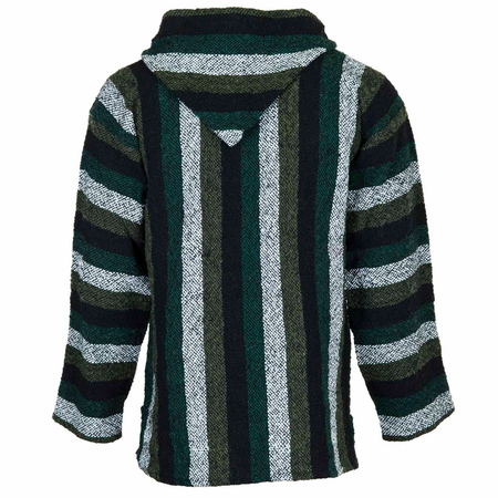 Sweat-shirt à capuche  de Siesta - Baja Top - Minty - M à XL - pour Homme - Noir/vert/gris - Siesta - View 2