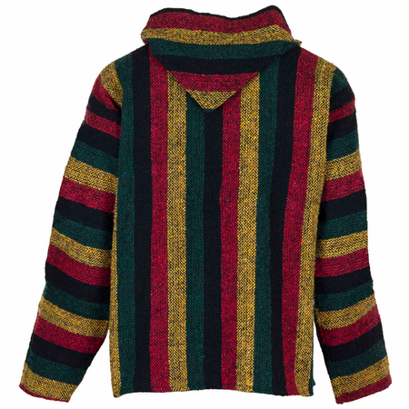 Sweat-shirt à capuche  de Siesta - Baja Top - Rasta Blend - L à XXL - pour Homme - multicolore - Siesta - View 2