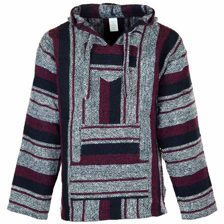 Sweat-shirt à capuche  de Siesta - Baja Top - Maroon, Black and White - M à XXL - pour Homme - multicolore - Siesta