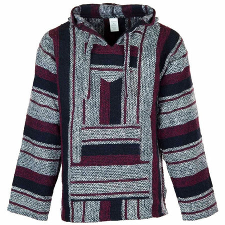 Sweat-shirt à capuche  de Siesta - Baja Top - Maroon, Black and White - M à XXL - pour Homme - multicolore - Siesta