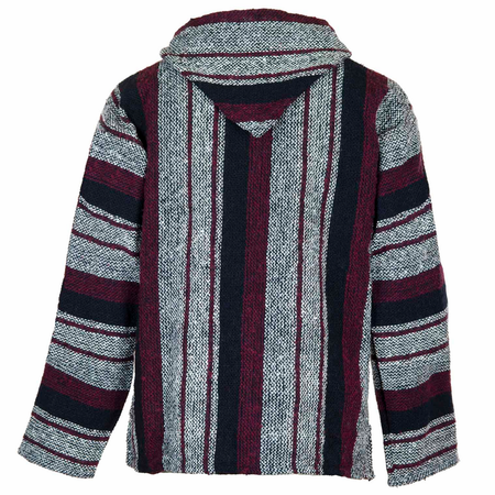 Sweat-shirt à capuche  de Siesta - Baja Top - Maroon, Black and White - M à XXL - pour Homme - multicolore - Siesta - View 2