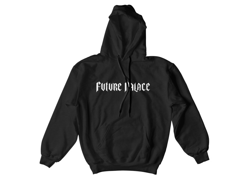 Sweat-shirt à capuche  de Future Palace - Distortion Hoodie - S à XXL - pour Homme - noir - Future Palace - View 2