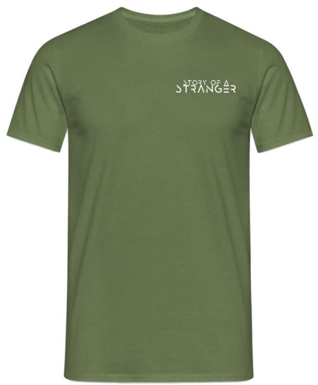 T-Shirt Manches courtes  de Story Of A Stranger - Logo - S à XXL - pour Homme - kaki - Story Of A Stranger