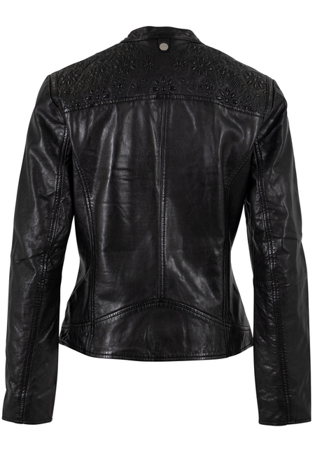 Veste en cuir  de Mauritius - MWMabou - S à XXL - pour Femme - noir - Mauritius - View 2