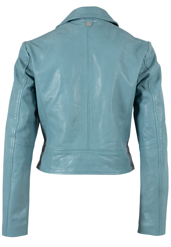 Veste en cuir  de Mauritius - MWKalea - S à XXL - pour Femme - bleu clair - Mauritius - View 2