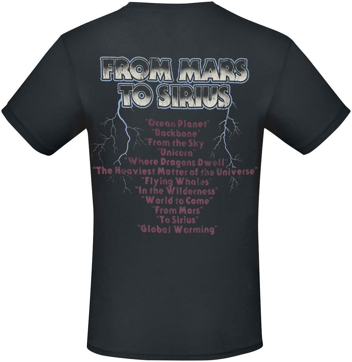 T-Shirt Manches courtes  de Gojira - From Mars to Sirius 80s - S à XXL - pour Homme - noir - Gojira - View 2