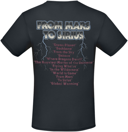 T-Shirt Manches courtes  de Gojira - From Mars to Sirius 80s - S à XXL - pour Homme - noir - Gojira - View 2