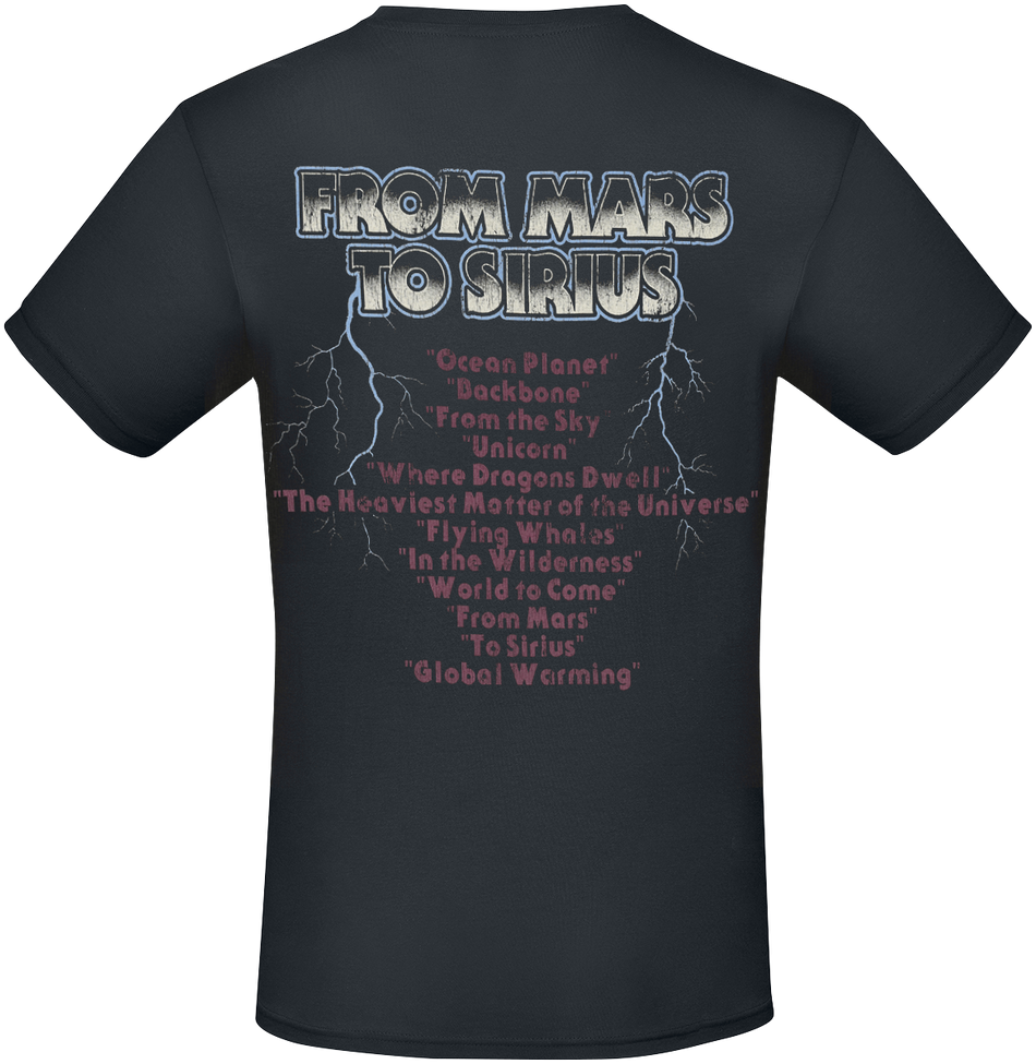 T-Shirt Manches courtes  de Gojira - From Mars to Sirius 80s - S à XXL - pour Homme - noir - Gojira - View 2