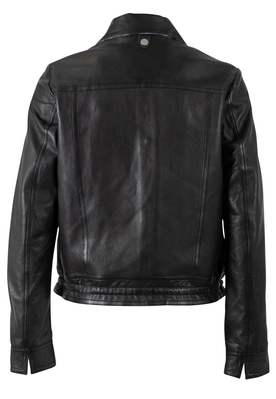 Veste en cuir  de Mauritius - MWAdilene - S à XXL - pour Femme - noir - Mauritius - View 2