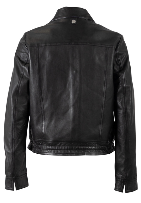 Veste en cuir  de Mauritius - MWAdilene - S à XXL - pour Femme - noir - Mauritius - View 2